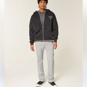 Hollister Slim Straight Grey Chino 34/32